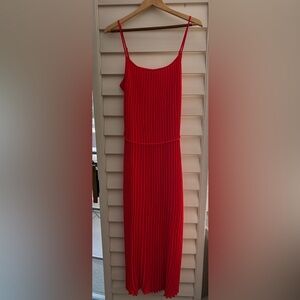 Banana Republic Red/Orange Maxi Dress